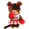 Sekiguchi Co., Ltd. Sekiguchi 252879 originalus monchhichi mergaitės palaikymo šokėjos minkštas žaislas, apie 20 cm, rudas pliušinis