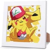 Sencangxun deimantinė tapyba vaikams, berniukams, anime paveikslėliai, rankdarbių rinkinys, 5d deimantinė tapyba su rėmeliu, kūrybinės dovanos mergaitėms ir berniukams, rankdarbiai berniukui 8 metai, namų sienų dekoras, 18 x 18 cm