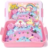 Sensorinis žaislas magic sand smėlio dėžės rinkinys dovanos mergaitėms unicorn play sand lagaminas paplūdimio įrankiai sensorinis smėlio žaislas magic sand unicorn dovana mergaitėms vaikams 3 4 5 6 7 8 metų