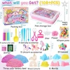 Sensorinis žaislas magic sand smėlio dėžės rinkinys dovanos mergaitėms unicorn play sand lagaminas paplūdimio įrankiai sensorinis smėlio žaislas magic sand unicorn dovana mergaitėms vaikams 3 4 5 6 7 8 metų