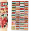 Ses Sjzwsd Raidžių formos perlai ir perlai apyrankėms 1800 Multicolor Diy rinkinys
