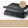Severin Sevini Comfort grilis mėsai, žuviai ir daržovėms, skaitmeninis sumuštinių keptuvas kepimui be riebalų su 5 automatinėmis programomis, keramine danga, vidaus grilis iki 230 °c, 1800 W, juodas, Kg 2399