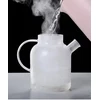 Sharemee stiklinis arbatinukas su infuzoriumi biriai ir žydinčiai arbatai, karščiui atsparus stiklinis arbatinukas ir virdulys viryklei, puikus arbatinukas, 1600 ml