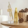Sheens Miniatiūrinis trimitas, mini trimito modelis, muzikinių instrumentų modeliai, ornamentas, lėlių namelio dekoracija, auksinės muzikinės amatų dovanos, namų dekoravimo ornamentai
