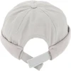Shipitnow vyriška docker stiliaus kepurė, trumpa ir lengva kepurė, 100% medvilnė, apvali paprasta ir klasikinė uosto kepurė be prekės ženklo, vienas dydis jūreiviška kepurė, beanie, užsegama velcro