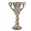 Sidabrinis metalinis vazonas taurės formos, 28 cm