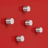 Sigel Ba700 neodimio magnetai cilindro formos sidabriniai 1 x 1 cm, 5 vnt. rinkinys, superdym, skirti stiklinėms magnetinėms lentoms ir stiklinėms rašymo lentoms