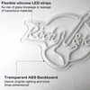Signship neoninis ženklas Guitar Rock & Roll, maitinamas Usb, neoninės raidės sienų kambario dekoravimui, Led lemputės miegamojo koncertų salei, baro klubo vakarėlio vestuvių dekoravimui, dovana gimtadieniui