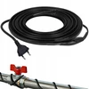 Šildymo kabelis 230v 8mm savaime reguliuojantis kabelis vamzdžiams latakams Palm 25w/m 2m