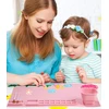 Silikoninis kilimėlis tapybai su teptukų rinkiniu, magnetinis puodelis, teptukų valiklis, didelis kilimėlis rankdarbiams, skirtas dervai, „pasidaryk pats“, moliui, „play Doh“ tapybos kilimėlis vaikams