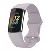 Silikoninis levandų spalvos dirželis, skirtas Fitbit Charge 5