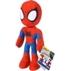 Simba Toys Simba 6315875810x06-disney Marvel Spidey, 25 cm pliušinis žaislas su šviečiančiomis tamsoje akimis, žmogaus-voro filmo figūrėlė, pliušinis žaislas, voras, komiksų figūrėlė, superherojus, tinkamas nuo pirmųjų gyvenimo mėnesių