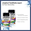 Simplicol Expert tekstilės dažai kūrybiškam ir lengvam dažymui - 18 spalvų - dažymas skalbimo mašinoje ir rankomis