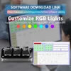 Sinloon Mini 3 mygtukų išpjova, programuojamos kopijavimo ir įklijavimo klaviatūros su Led apšvietimu, mechaninė karšto keitimo makro klaviatūra darbui ir žaidimams