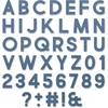 Sizzix Thinlits Die 665205 Alphanumeric Bold, Tim Holtz, 80 vnt.