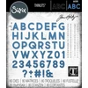 Sizzix Thinlits Die 665205 Alphanumeric Bold, Tim Holtz, 80 vnt.