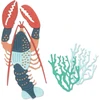 Sizzix Thinlits Ocean Animals pjovimo formelių rinkinys, įvairiaspalvis, vienas dydis