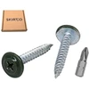 Skir'co (50 vnt.) dažyti 4.2 x 30 mm sriegikliai medienai, metalinis varžtas, ph modifikuota keptuvės galvutė (chromo oksido žalia ral 6020)
