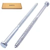 Skir'co 8 vnt. M12 x 300 mm šešiabriaunės medvaržčiai, cinkuoti