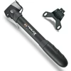 Sks Germany Twinjex Mini pompa (oro pompa visų tipų ventiliams, ergonomiška rankena, perjungiamas aukšto slėgio lygis, su pompos laikikliu, pagaminta Vokietijoje, maks. slėgis: 10 bar / 144 Psi)