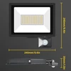 Skyworld 75 W led prožektorius su judesio davikliu lauke, 7500 lm lauko prožektorius, led prožektorius ip66 atsparus vandeniui, 5000 k šiltai balta itin ryški priekinė lemputė sodui, garažui, kiemams, prieškambariui