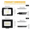 Skyworld lauko led prožektorius, 20 w led prožektorius, sieniniai šviestuvai, ip66 atsparus vandeniui, 2 vnt., 6500 k šaltai baltas prožektorius, lauko prožektorius, idealus lauko apšvietimas sodui, terasai, sienai, garažui, priekiui