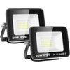 Skyworld lauko led prožektorius, 20 w led prožektorius, sieniniai šviestuvai, ip66 atsparus vandeniui, 2 vnt., 6500 k šaltai baltas prožektorius, lauko prožektorius, idealus lauko apšvietimas sodui, terasai, sienai, garažui, priekiui