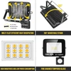 Skyworld led prožektorius su judesio davikliu pir, 2 vnt., 10 w, 1000 lm led lauko prožektorius, 4000 k šiltai balta led lempa, lauko šviestuvas, atsparus vandeniui, skirtas kiemui, garažui, sodui, automobilių stovėjimo aikštelei