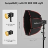 Smallrig ra-d60 parabolinis softbox, 23.6 col. greito atleidimo softbox su nešiojimo dėklu, suderinamas su Smallrig rc 60b cob video šviestuvu, skirtas foto studijai, vaizdo įrašų filmavimui, portretų fotografavimui - 4682