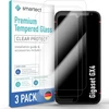 Smartect apsauginis stiklas [3 vnt., skaidrus] suderinamas su Gigaset Gx4, Hd ekrano apsauga, atsparus įbrėžimams, be burbuliukų, 9h kietumas, 0,3 mm itin skaidrus, itin atsparus
