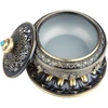 Smilkalų degiklis Tibet Lotus Pattern, aliuminio lydinys - meniškai išraižytas degiklio konteineris (bronze)