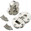 So-tech® 2 x atlenkiamas lankstas 3d reguliuojamas atlenkiamas furnitūros komplektas mediniams atvartams, gręžimo skersmuo 35 mm, gręžimo gylis 12 mm, baldų lankstas prisukamas, atvarto laikiklis