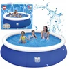 Sodo baseinas didelis apvalus Happy People 77578 183x50 cm