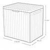 Sodo dėžė city storage box 113l graphite 246941 keter