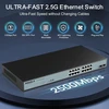 Sodola Nep valdomas ethernet komutatorius su 16 x 2.5gbase-t prievadais, 2 x 10g Sfp, 120gbps perjungimo sparta, prievadų izoliacija, Ie montuojamas į stelažą, be ventiliatoriaus, Plug & Play Multi-gig