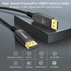 Soeybae Displayport 1.4 kabelis 8k @ 60hz 4k @ 144hz optinio pluošto kabelis 50 m, 32.4 Gbps Ultra Hd monitoriaus kabelis su Hdr10, 8k Displayport kabelis žaidimų kompiuteriui, namų kinui, optinio pluošto technologija