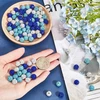Sofplate 150 vienetų 3 spalvų 10 mm apvalūs kalnų krištolo karoliukai Pave Disco Ball karoliukai Maži apvalūs pakabukai Krištolo deimanto akmens stambūs kramtomosios gumos rašiklio karoliukai papuošalų gamybai "pasidaryk pats" karoliams apyrankėms