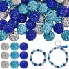 Sofplate 150 vienetų 3 spalvų 10 mm apvalūs kalnų krištolo karoliukai Pave Disco Ball karoliukai Maži apvalūs pakabukai Krištolo deimanto akmens stambūs kramtomosios gumos rašiklio karoliukai papuošalų gamybai "pasidaryk pats" karoliams apyrankėms