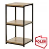 Solidus metalinis Regalas surinktas baldas lenkiškas gaminys - loft lentyna R3p