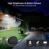 Solla Led prožektorius su judesio davikliu, 3000 lm, itin ryškus lauko prožektorius, ip65 atsparus vandeniui apsaugos žibintas, 5000 k, 2 galvučių prožektorius, skirtas garažui, sodui, verandai, įvažiavimui, juodas