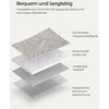 Songmics Iškylų ​​antklodė 200 x 200 cm su 4 žemės inkarai, didelė stovyklavimo antklodė parkui, sodui, paplūdimiui, vandeniui atspari, skalbiama skalbimo mašinoje, sulankstoma chaki spalvos su atogrąžų paparčiais Gcm010b02