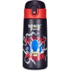 Sonic termosas mėlynas ir raudonas - vaikams su šiaudeliu 460ml, be Bpa, skirtas darželiui ir pradinei mokyklai - nerūdijančio plieno, atsparus temperatūrai iki 24 valandų