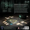 Sophisticated Cerberus Games: The Stifling Dark - pagrindinis žaidimas, siaubo strateginis stalo žaidimas, vienas prieš daugelį, slaptas judėjimas, išgyvenimas, nuo 14 metų, 2-5 žaidėjai