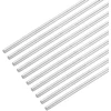 Sourcing map 10 vnt. 304 metalinių sodo stulpų, 1,2 mm x 300 mm metaliniai strypai "pasidaryk pats" amatams, motociklams, dekoravimui, sodui