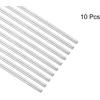 Sourcing map 10 vnt. 304 metalinių sodo stulpų, 1,2 mm x 300 mm metaliniai strypai "pasidaryk pats" amatams, motociklams, dekoravimui, sodui