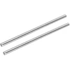 Sourcing map 2 vnt. 304 metalinių sodo stulpų, 9,5 mm x 250 mm metaliniai strypai "pasidaryk pats" amatams, motociklams, dekoravimui, sodui