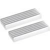 Sourcing map 2 vnt. M.2 Ssd heatsink aušintuvas su termopadžio lydinio aliuminio radiatoriumi
