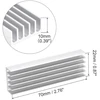 Sourcing map 2 vnt. M.2 Ssd heatsink aušintuvas su termopadžio lydinio aliuminio radiatoriumi