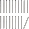 Sourcing map 20 vnt. kaištinių smeigių 1 x 12 mm, 304 nerūdijančio plieno, apvalia galvute, plokšti tvirtinimo elementai