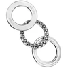 Sourcing map 3 vnt. 51106 atraminis rutulinis guolis 30 mm x 47 mm x 11 mm chromuotas plienas Abec3 vienos eilės ritinėlis